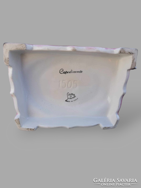 Capodimonte porcelán serleg