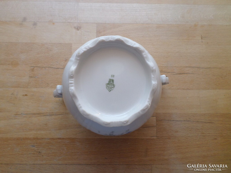 Zsolnay porcelain sugar bowl