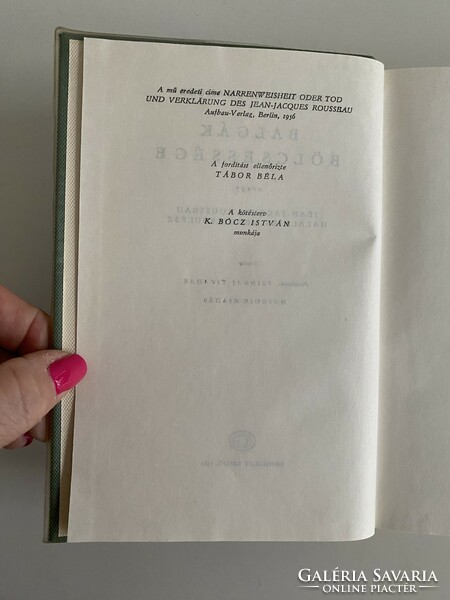 L. Feuchtwanger Balgák bölcsessége 1965 Gondolat Kiadó regény