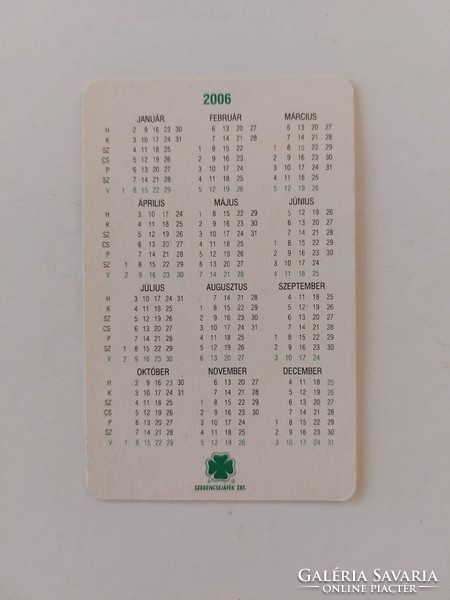 Card calendar toto 2006