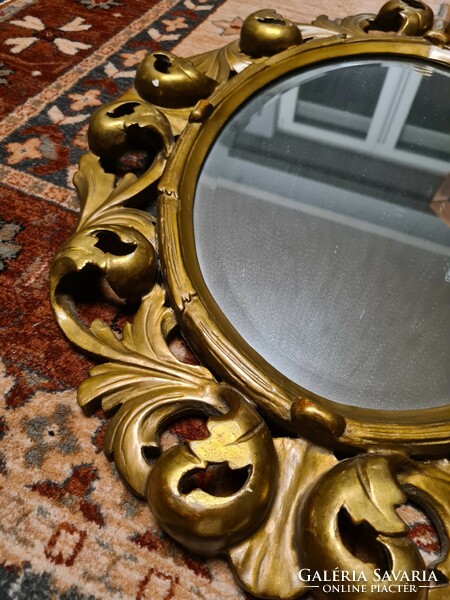 Mirror in an antique Florentine frame