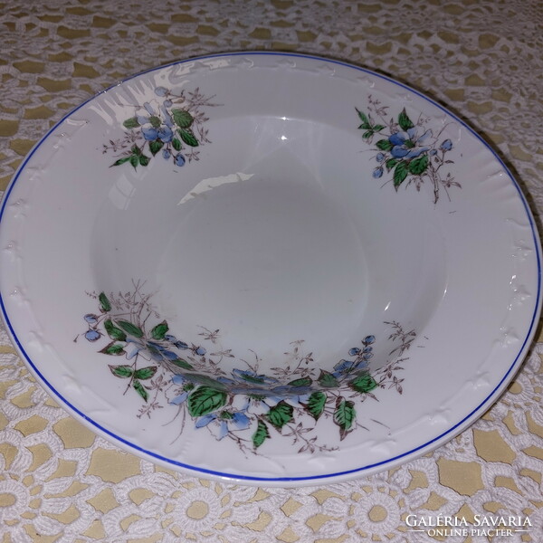 Forget-me-not floral, old beautiful blue pattern, porcelain wall plate, beautiful flower plate, folk wall decoration