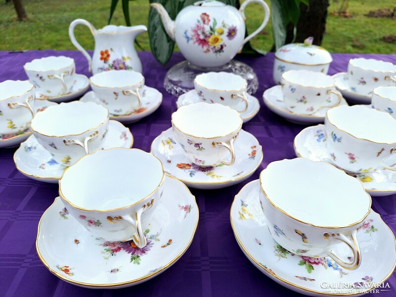 Meissen tea set for 12 people