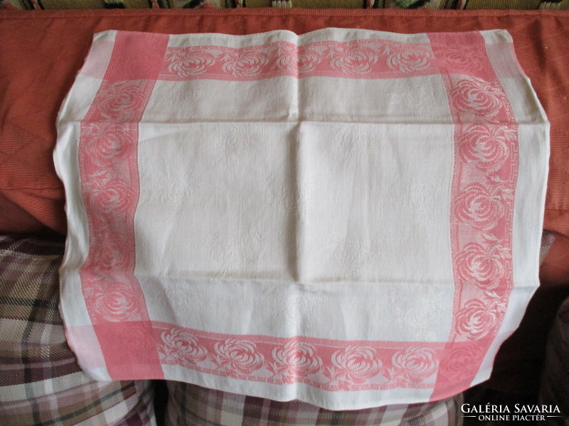 Old damask tablecloth + napkins