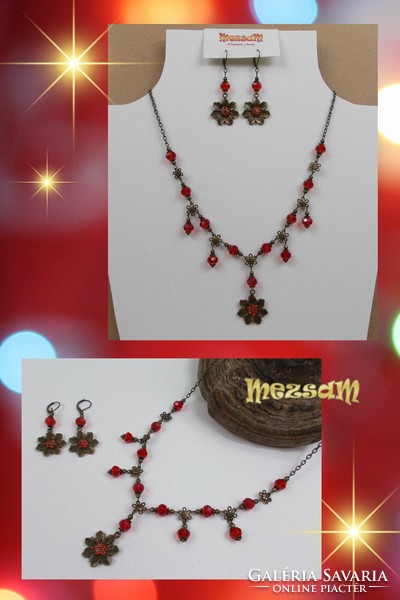 Unique handmade fashion jewelry - necklace and earrings