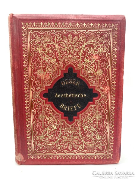 16 Gilt-edged sheet decorated with steel engravings and numerous woodcuts xix. Century antique German book