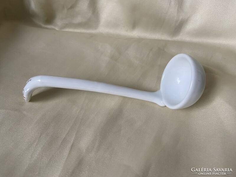 Porcelain ladle sauce spoon