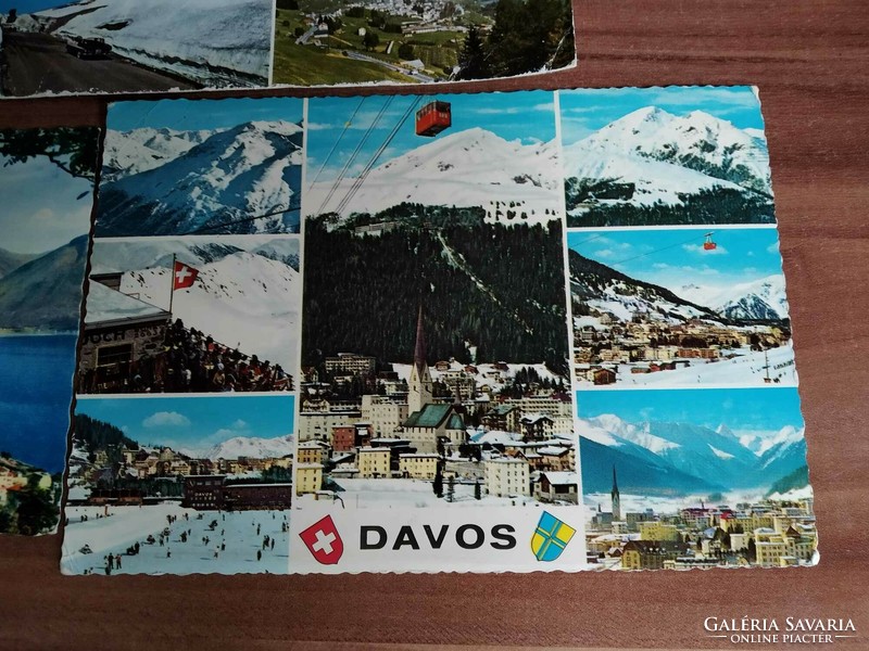 5 sheets in one, Switzerland, Zurich, Locarno, Davos and Gotthard crossings, between 1957-1967