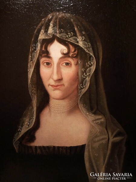Női nemesi portré W.T. 1787 szignó