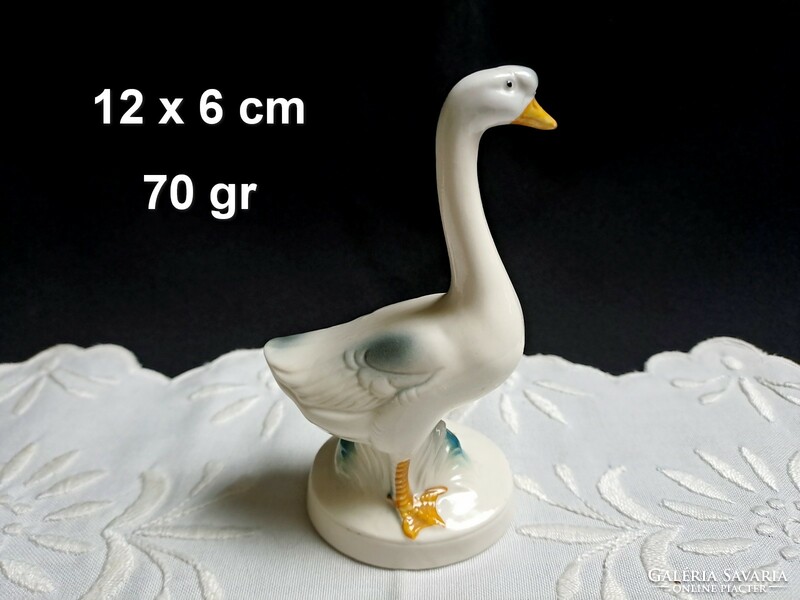 Foreign porcelán liba 12 cm