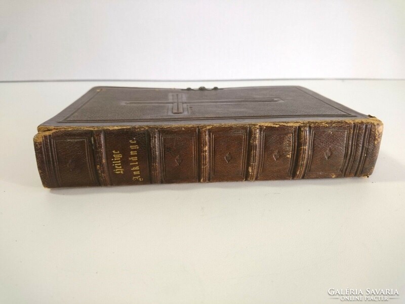 19th century antique Catholic prayer book richly illustrated with steel engravings - j.S. Albach 1857