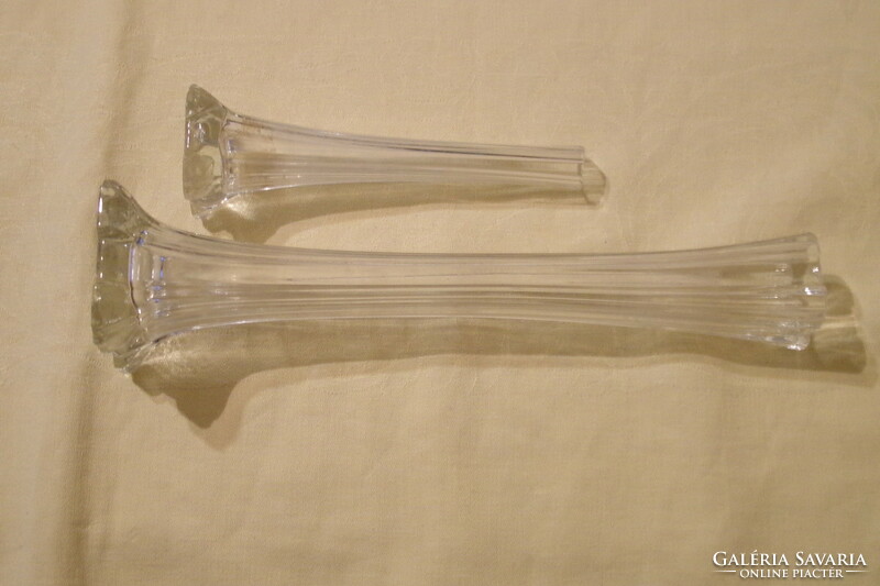 Action! Glass vase single strand vase 5.5x5.5x25cm 4x4x14.5cm in one