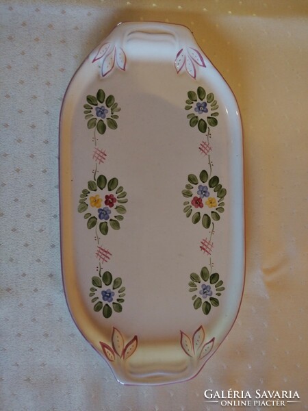 Hand-painted, Herend porcelain, small floral bowl, tray