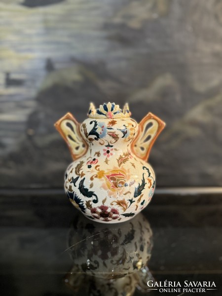 Zsolnay - vase with Persian pattern, family seal