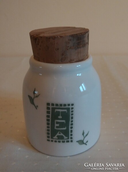 Ceramic tea herb container