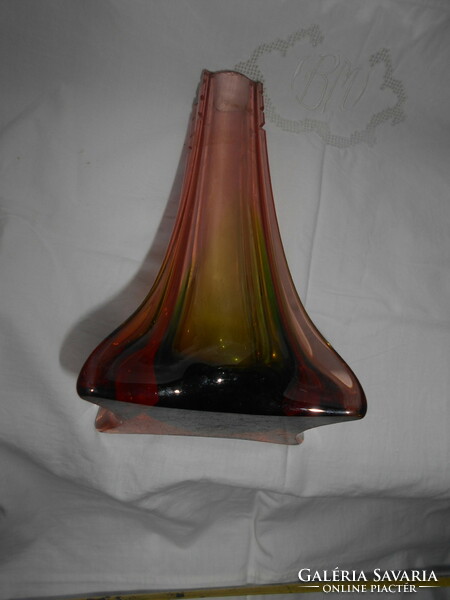 Színátmenetes  üveg váza