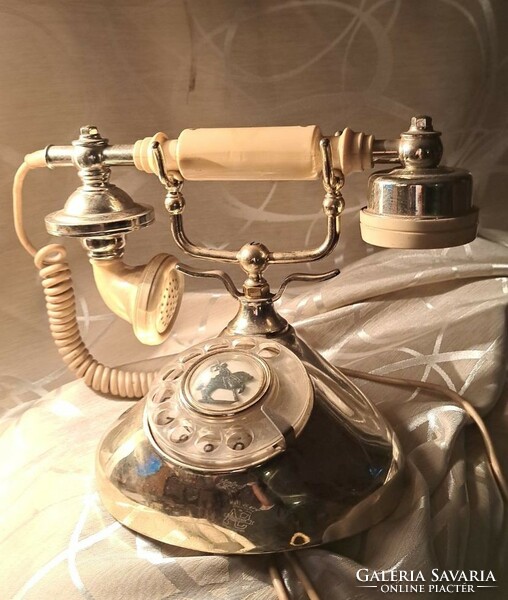 Retro Soviet dial telephone