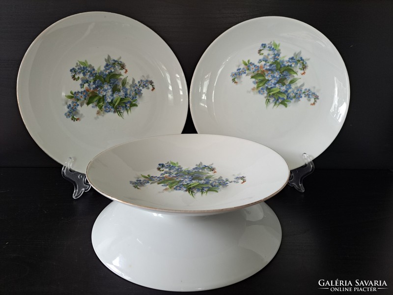Henneberg német porcelán tányérok