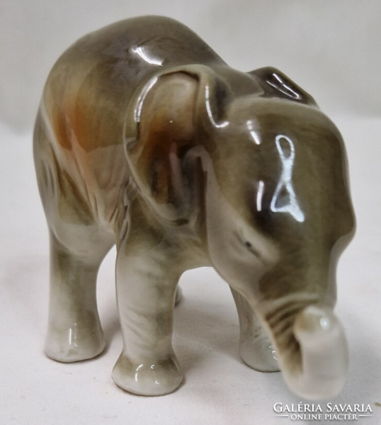 Rare royal dux porcelain elephant in perfect condition