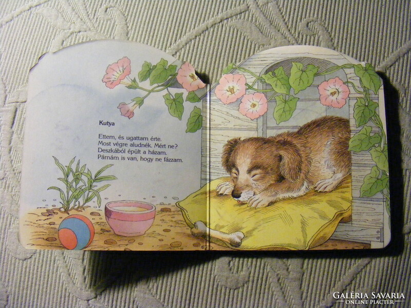 Béla Rigó - animal nursery - they also sleep flip story book 1988