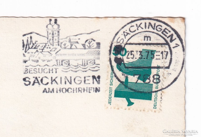 H:16 Húsvéti Üdvözlő képeslap szép bélyegzés