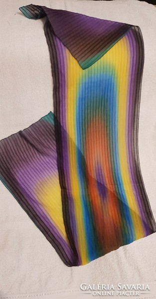 Rainbow unisex scarf, shawl