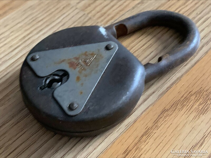 Old padlock has no key