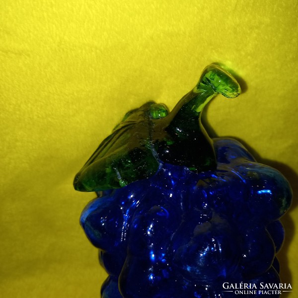 "Egy fürt szőlő " .üveg figura, dekoráció. Díszüveg.