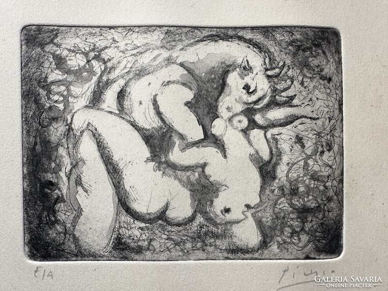 Pablo picasso etching