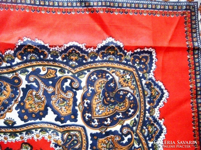 Silk scarf with classic elegant beautiful baroque pattern
