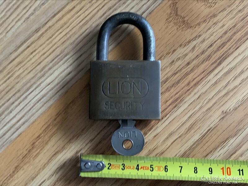 Lion security padlock, heavy duty