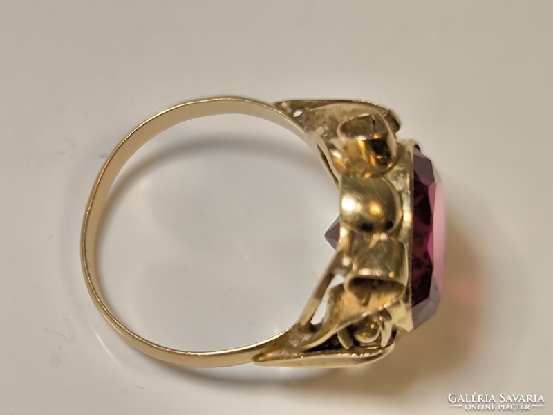 14K női arany gyűrű 4.61g
