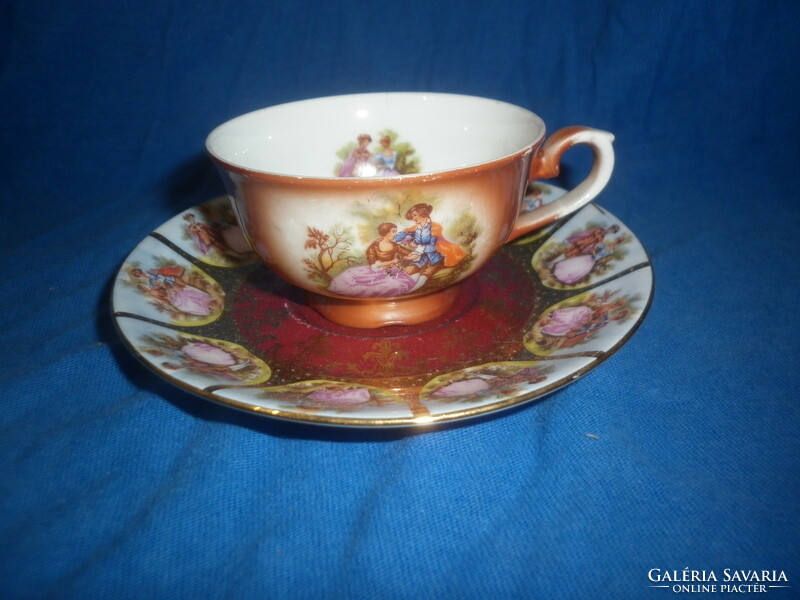 Antique porcelain coffee cup with karlsbad