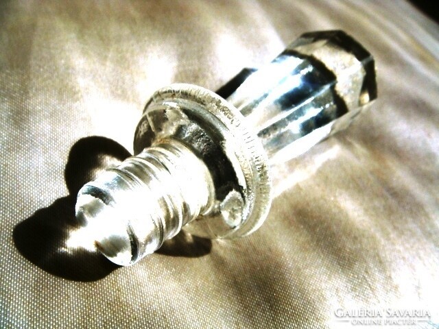 Polished diamond glitter crystal stopper, bottle ornament