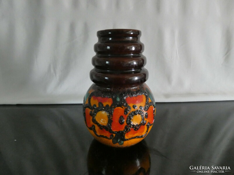 Scheurich vase hippy flower vase with model number 269-22 beautiful West German vase 1970