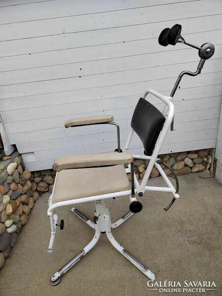 Medical chair dental examination hospital iron seat vintage loft industrial steampunk
