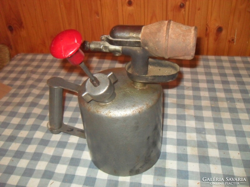 Old gasoline soldering lamp