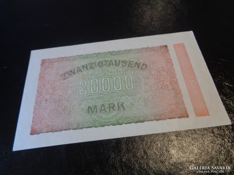 20000 Mark 1923 , inflációs  pénz , szép állapot