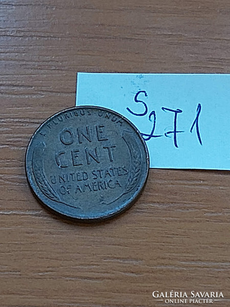 Usa 1 cent 1952 d mintmark 