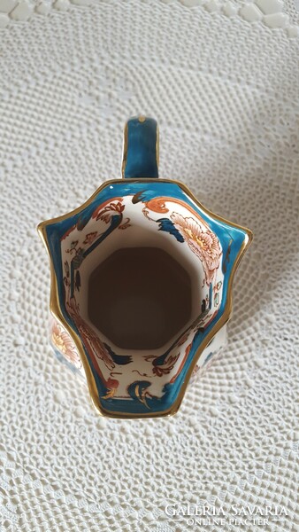 Csodás,angol Mason's Ironstone "Java"porcelán nyolcszögletű kis kancsó,kiöntő