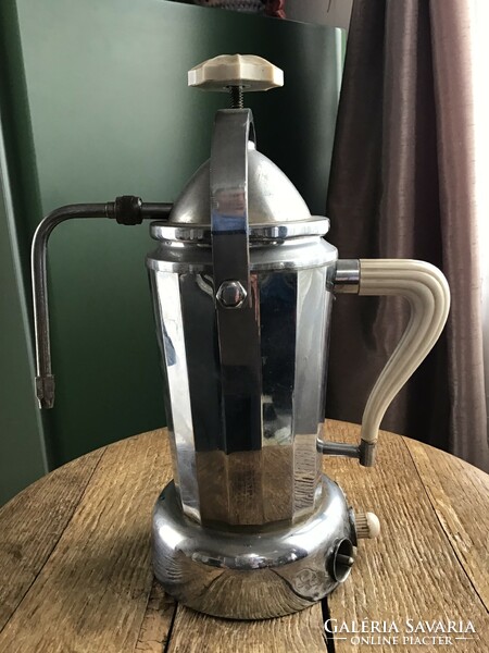 Old Italian Alexandria electric coffee maker without cord (decoration)