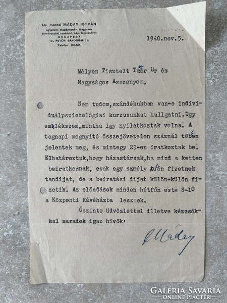 Correspondence of Dr. János Domján, Reformed pastor and private teacher