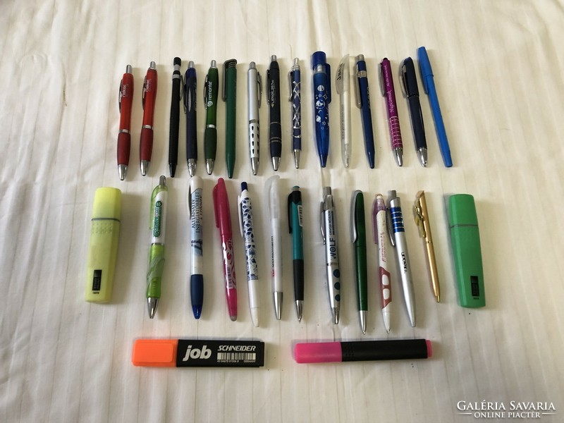 Retro advertising pen collection