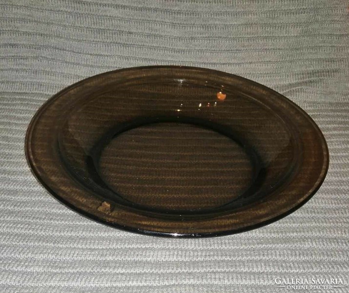 Retro glass bowl, offering dia. 27 cm (a9)