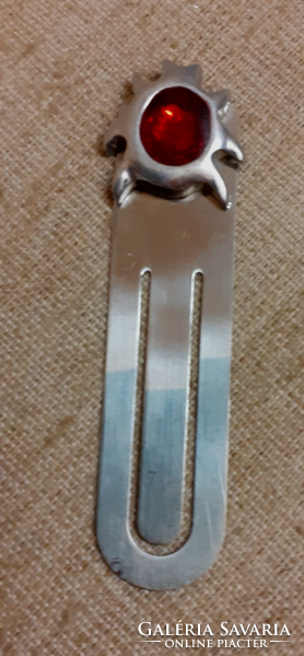 Steel bookmark money clip in nice condition