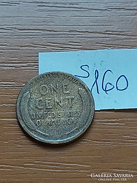 USA 1 CENT 1920  Kalászos penny, Lincoln, BRONZ  S160