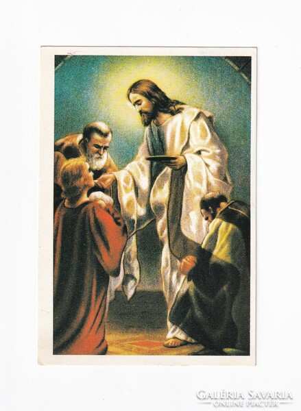 HV:30 Húsvéti Vallásos Üdvözlő képeslap