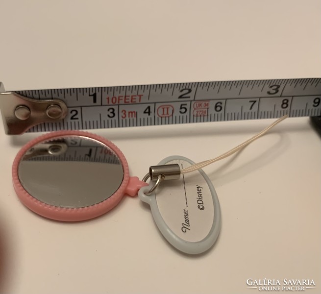 Eredeti Disney Princess hercegnők hercegnős Hamupipőke gyerek biztonsági tükör kulcstartó táskadísz