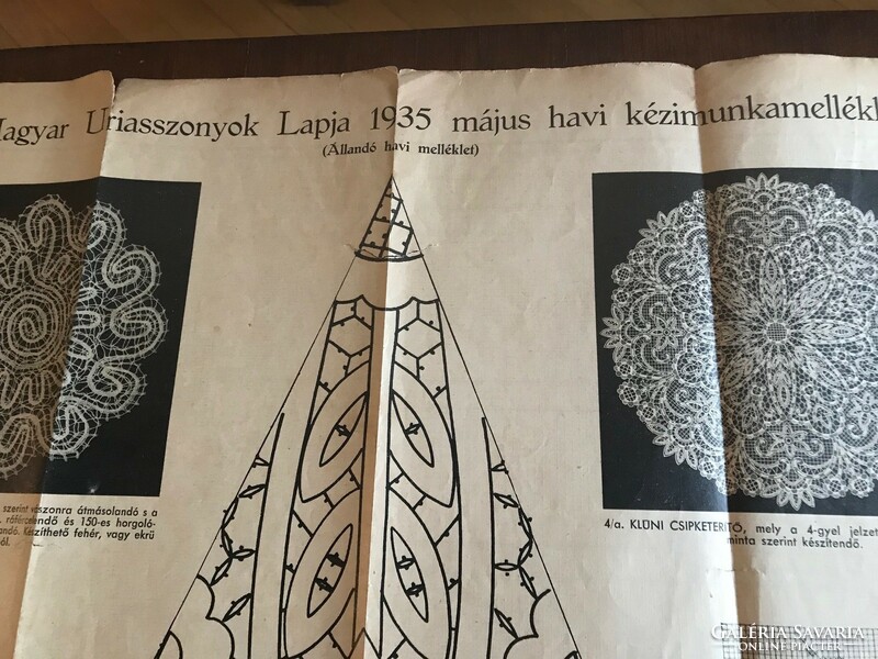 Magyar Úriasszonyok Lapja kézimunka melléklete 1935.