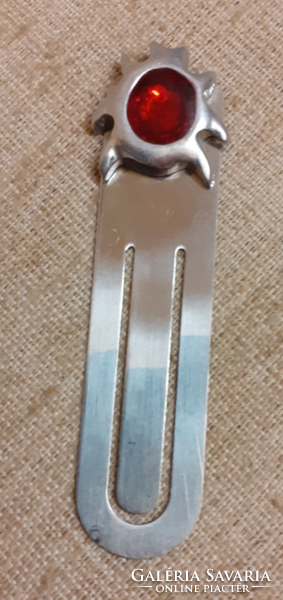 Steel bookmark money clip in nice condition